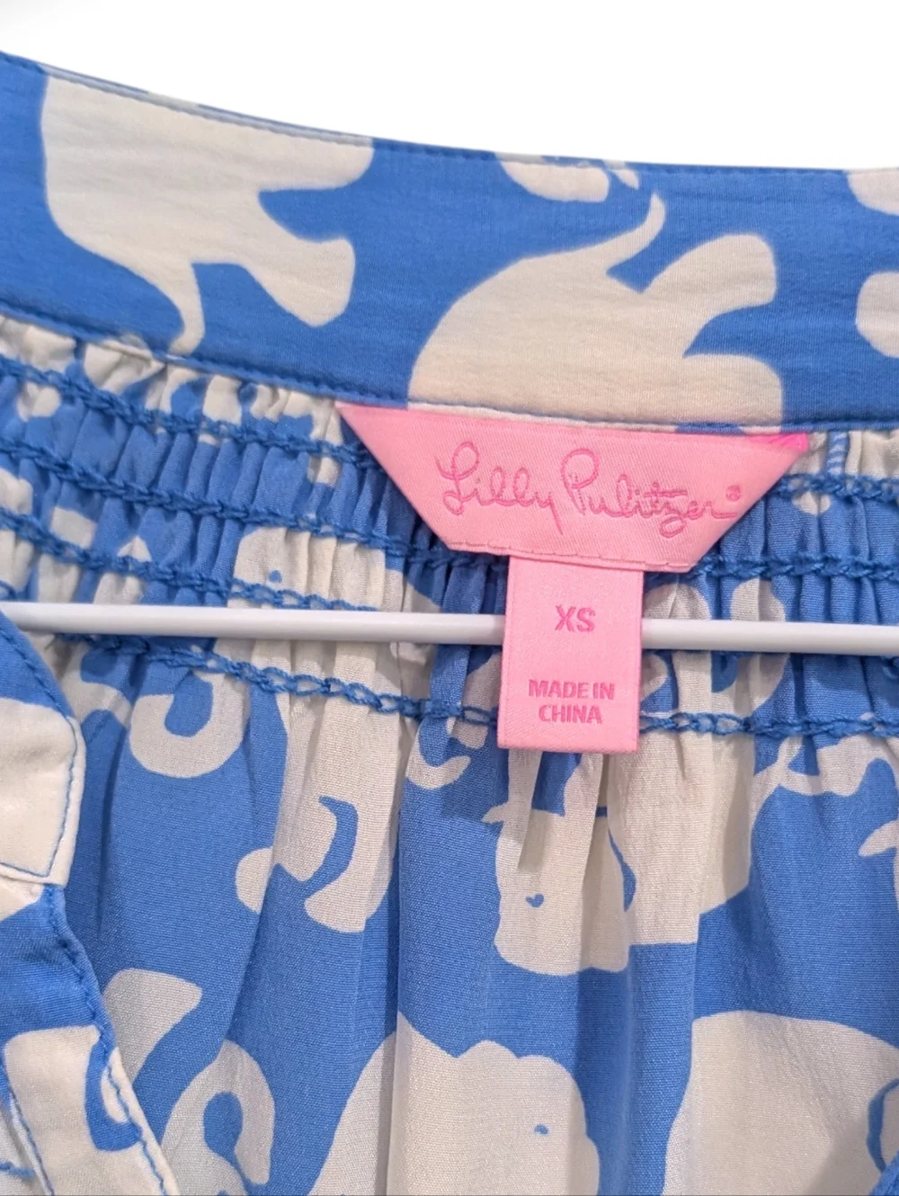 Lilly Pulitzer Tusk in the Sun Elsa Silk Blouse - Picture 4 of 5